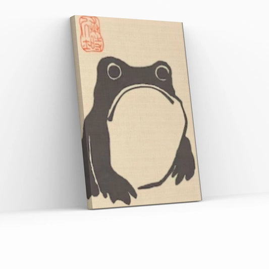 Matsumoto Hoji Frog Canvas Wall Art Print,Matsumoto Hoji Frog Poster, Japanese, Japanese woodblock canvas - Y Canvas