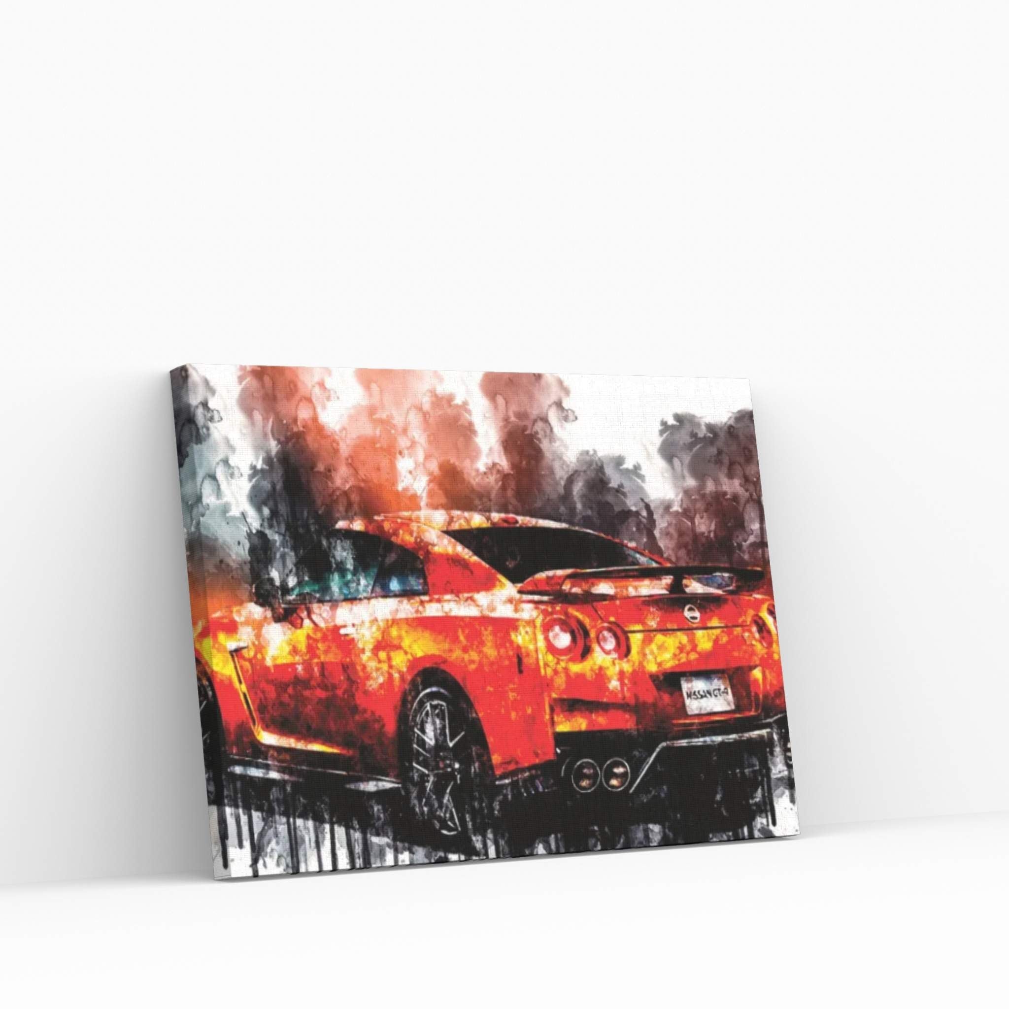 2017 Nissan GT R Vehicle CCXXIX Canvas Wall Art - Y Canvas