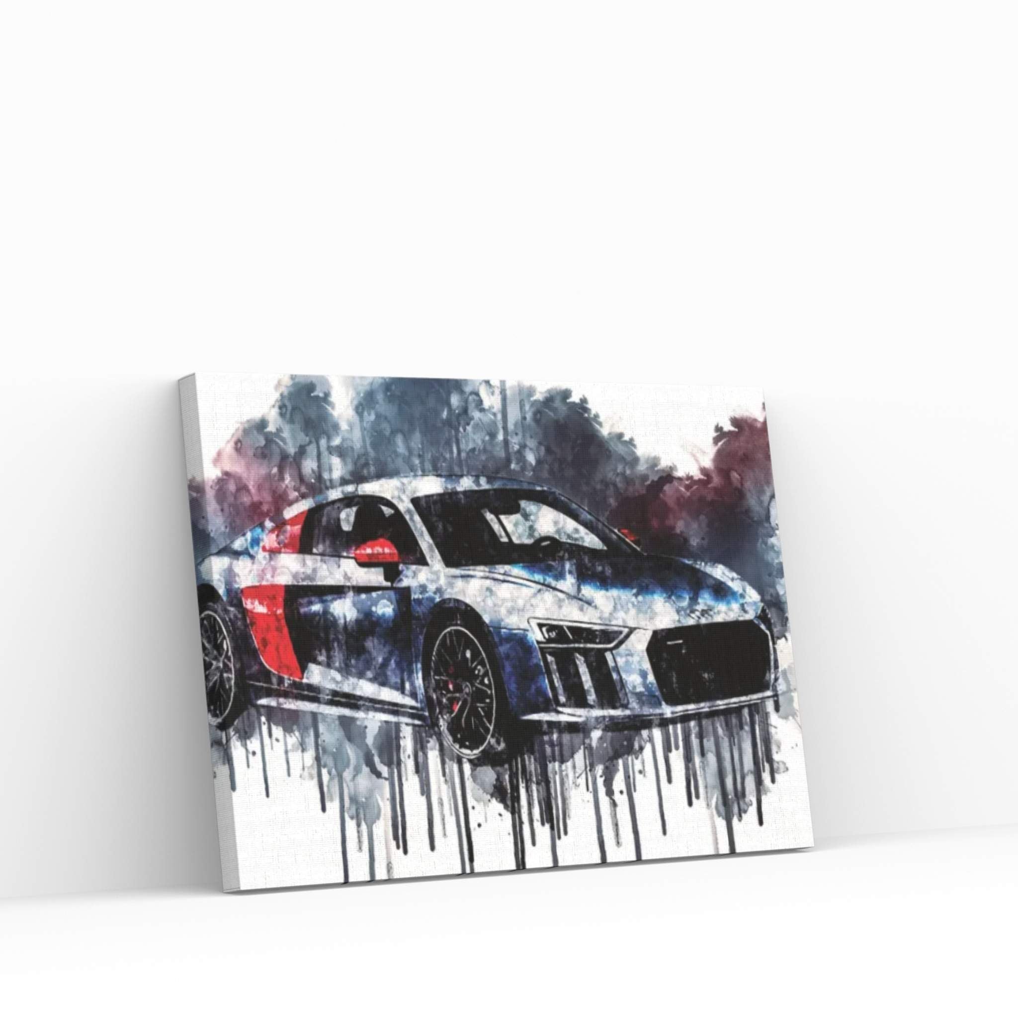 2018 Audi R8 Coupe Sport Edition Canvas Wall Art - Y Canvas