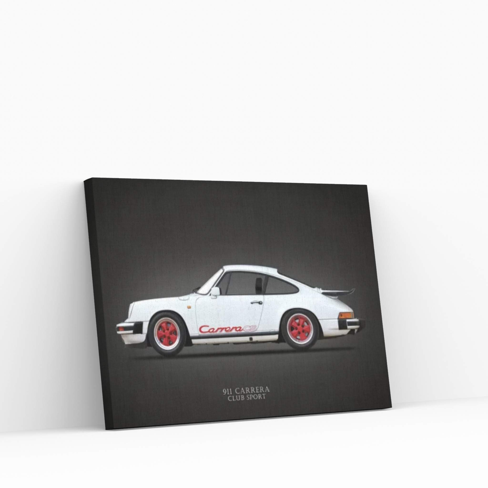 Porsche Carrera Club Sport '88 Canvas Wall Art - Y Canvas