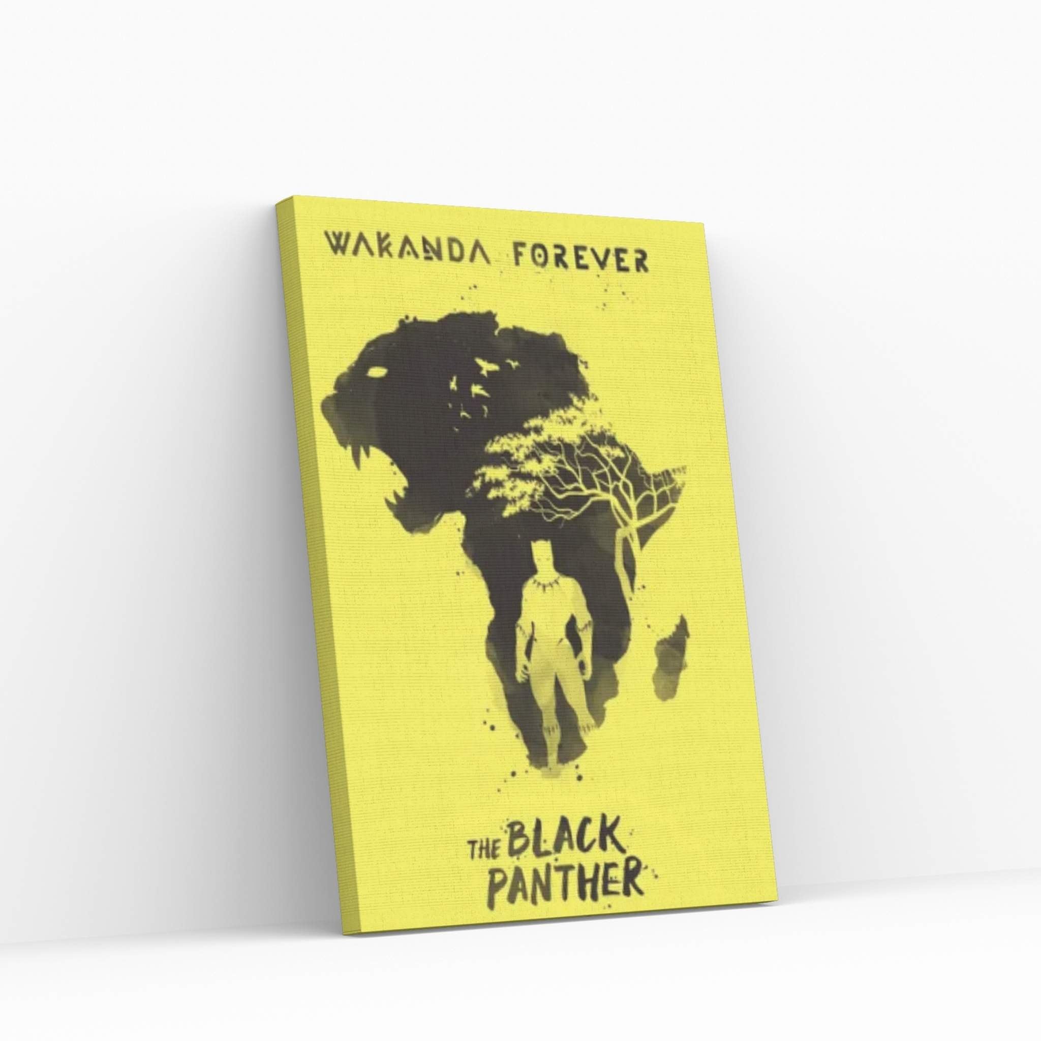 Wakanda Forever Art Canvas Wall Art - Y Canvas