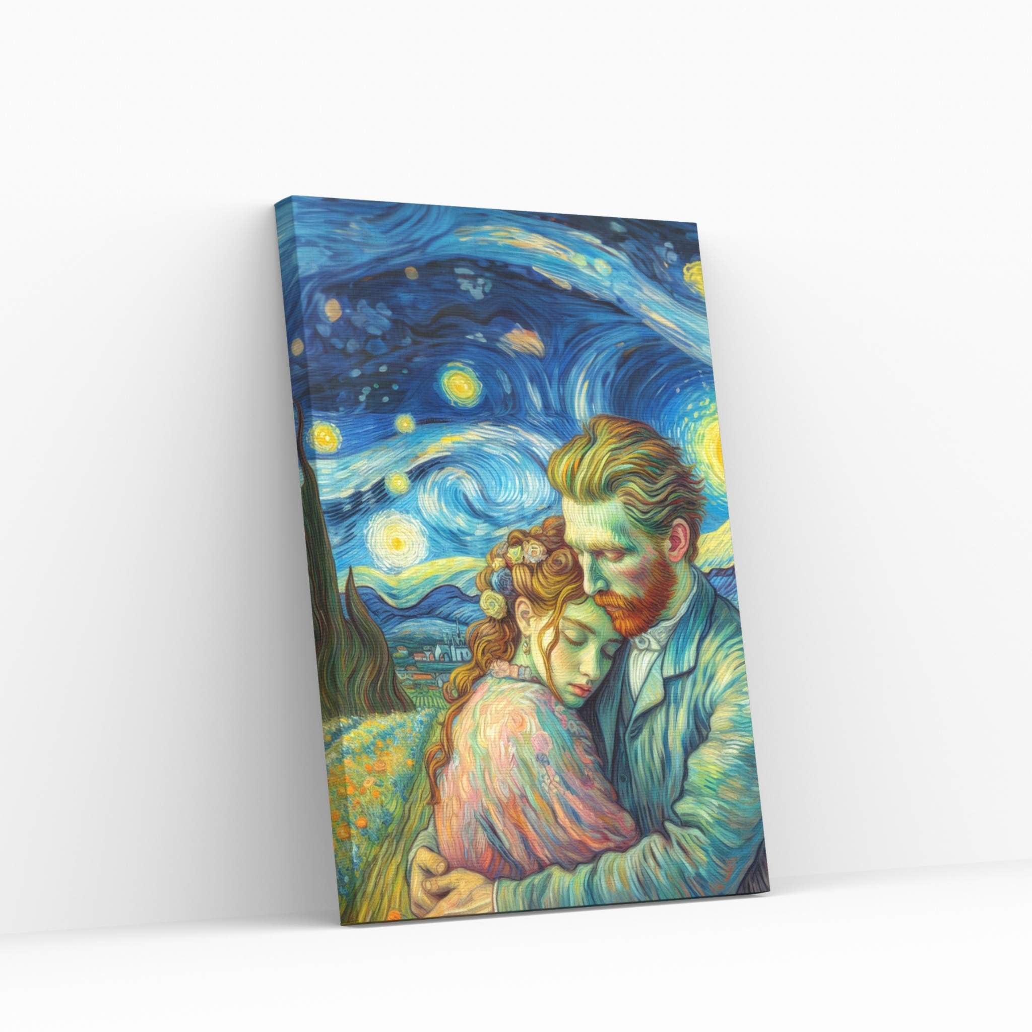 Van Gogh Love Reproduction Canvas Wall Art - Y Canvas