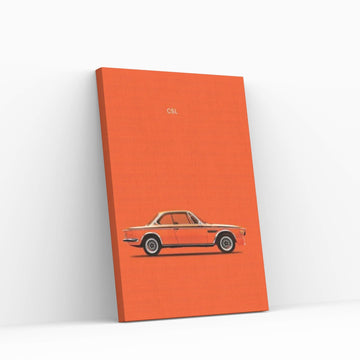 1972 BMW CSL Canvas Wall Art - Y Canvas