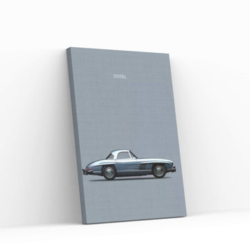 1960 Mercedes-Benz 300 SL Canvas Wall Art - Y Canvas