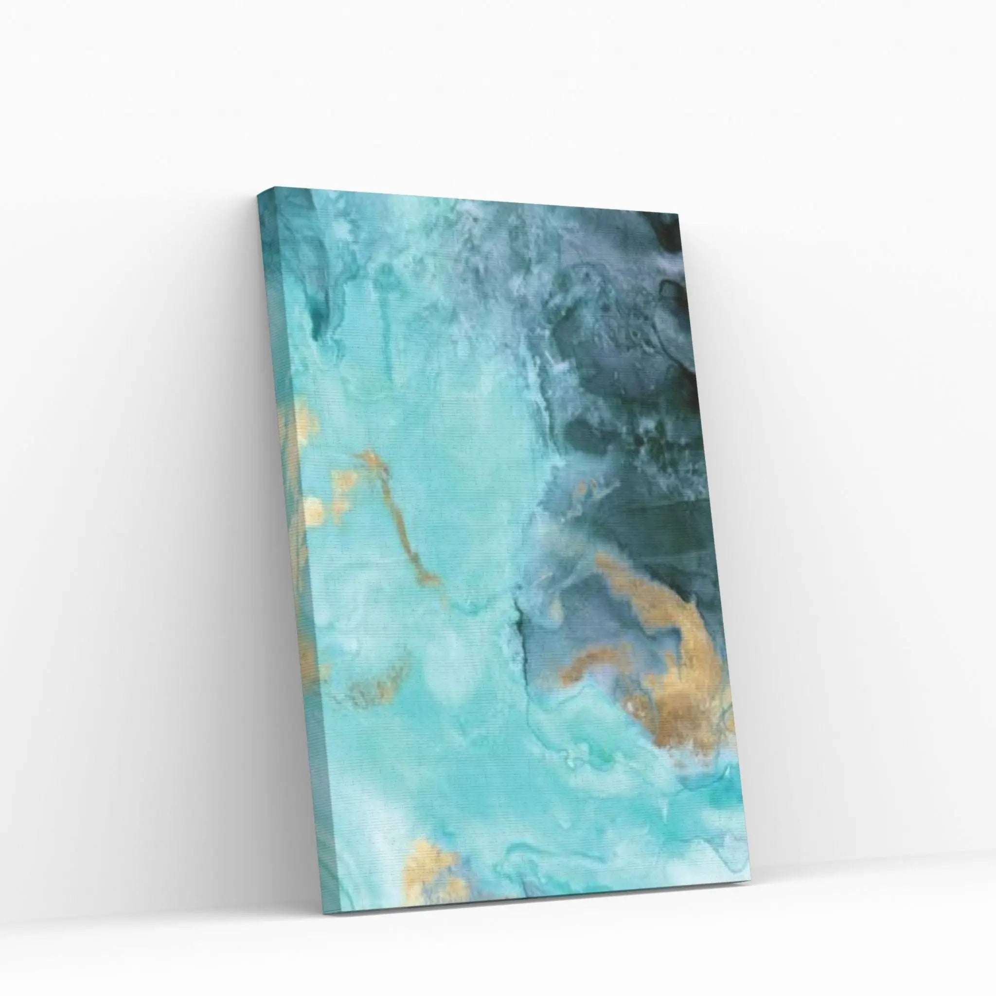 Gold Under The Sea II Canvas Wall Art - Y Canvas