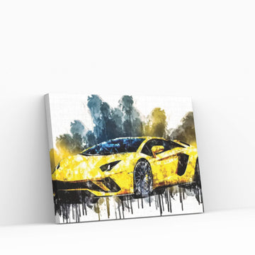 2017 Lamborghini Aventador S Canvas Wall Art - Y Canvas