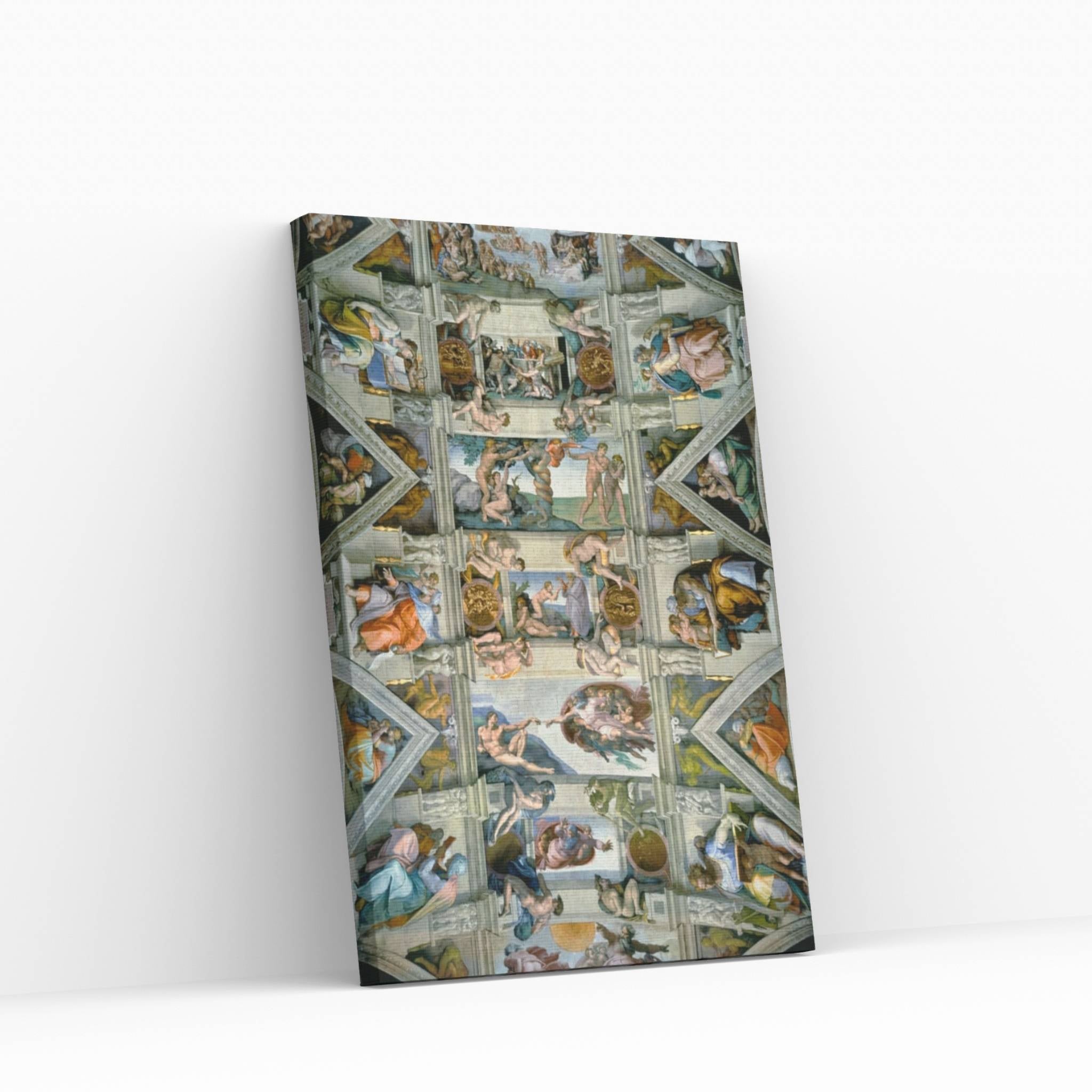 The Sistine Chapel Ceiling Canvas Wall Art - Y Canvas