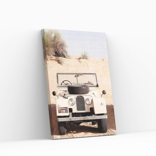 Dubai UAE - Land Rover Desert Canvas Wall Art - Y Canvas