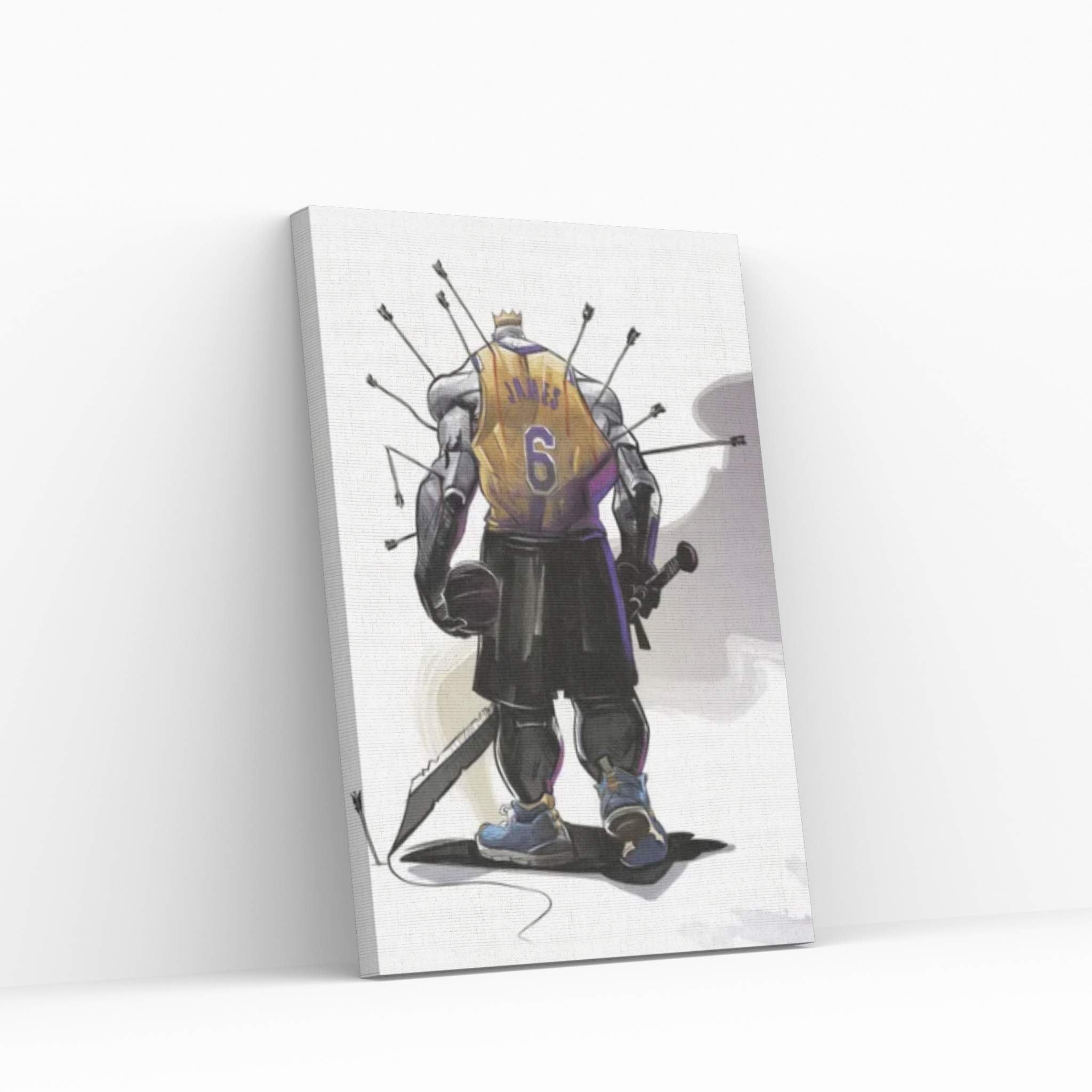 The Last Warrior Canvas Wall Art - Y Canvas