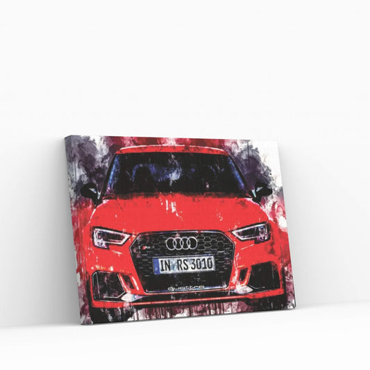 2017 Audi RS3 Canvas Wall Art - Y Canvas