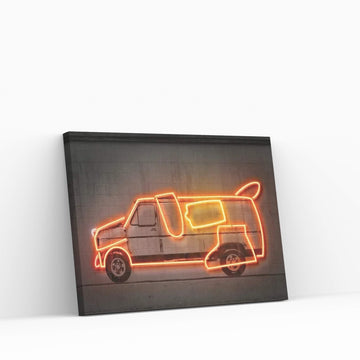 Dumb Car Canvas Wall Art - Y Canvas