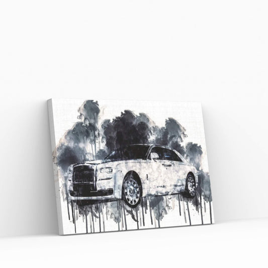 Rolls Royce Ghost Eternal Love 2016 Canvas Wall Art - Y Canvas