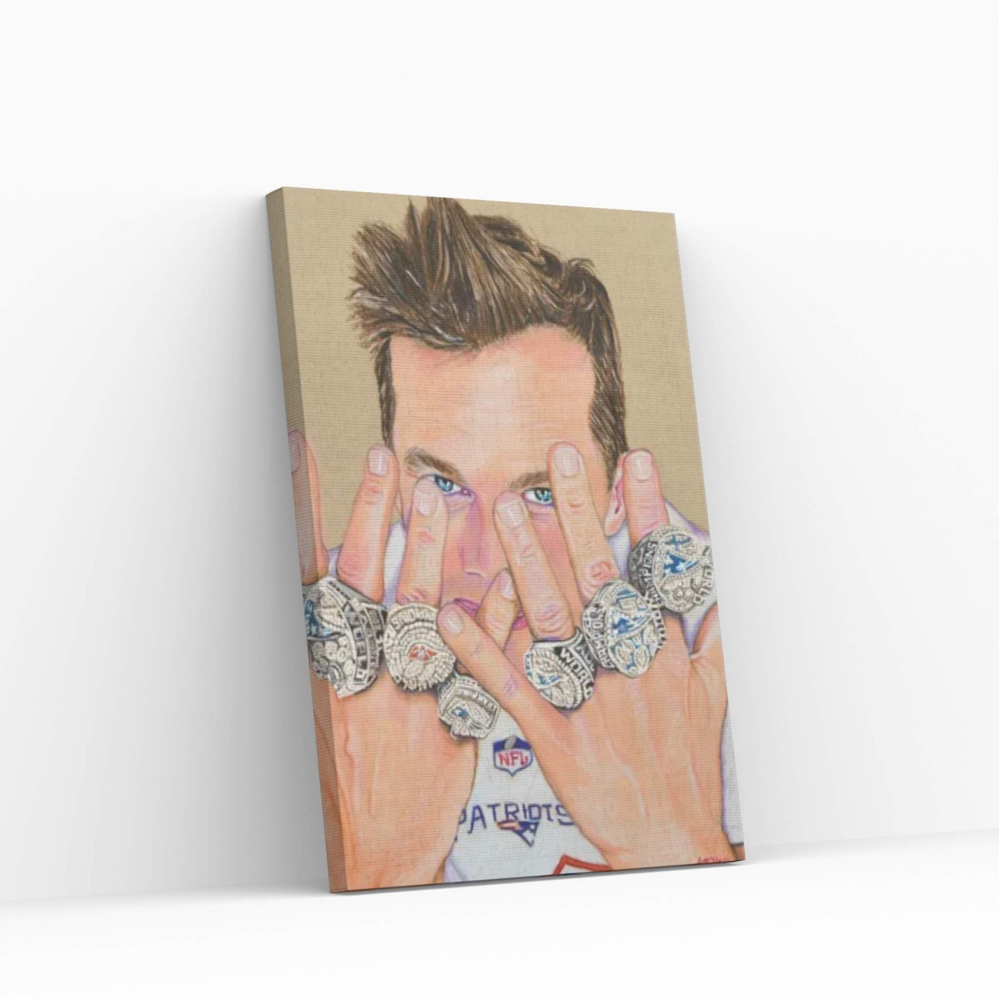 Tom Brady Canvas Wall Art - Y Canvas