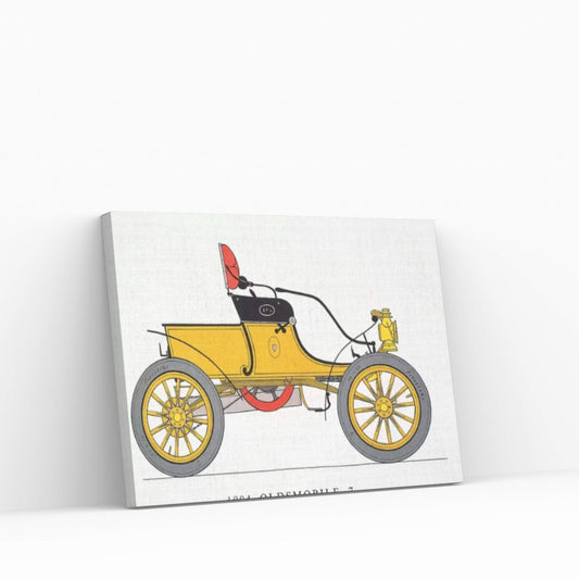 Auto: Oldsmobile, 1904 Canvas Wall Art - Y Canvas