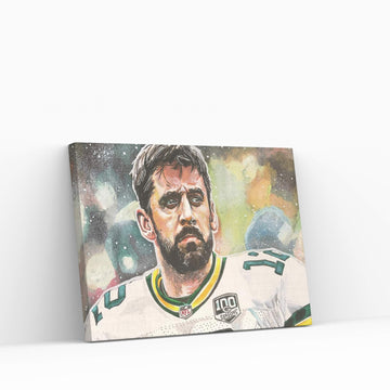 Aaron Rodgers 2019 Canvas Wall Art - Y Canvas