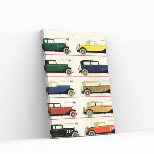 1930s Chevrolet Magazine Advert Canvas Wall Art - Y Canvas