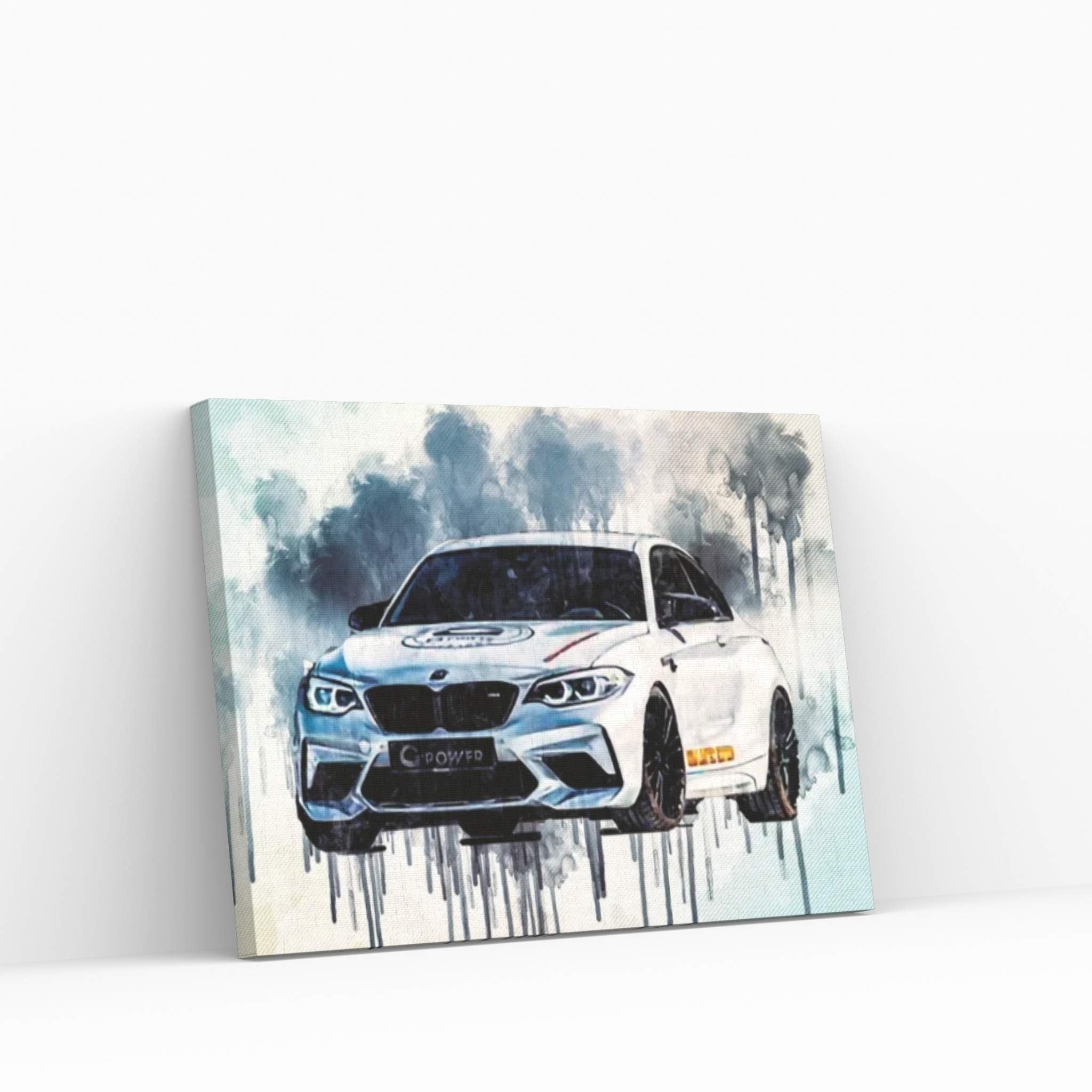 2021 G-Power G2M Limited Edition Front View Exterior Bmw M2 Competition Canvas Wall Art - Y Canvas