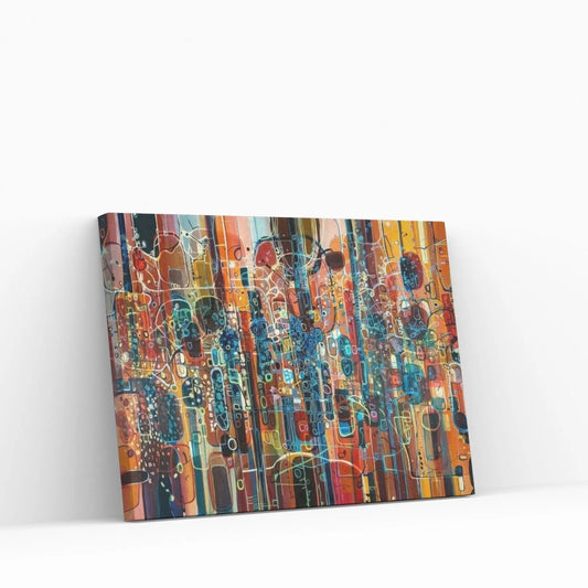 Wild Red Canvas Wall Art - Y Canvas