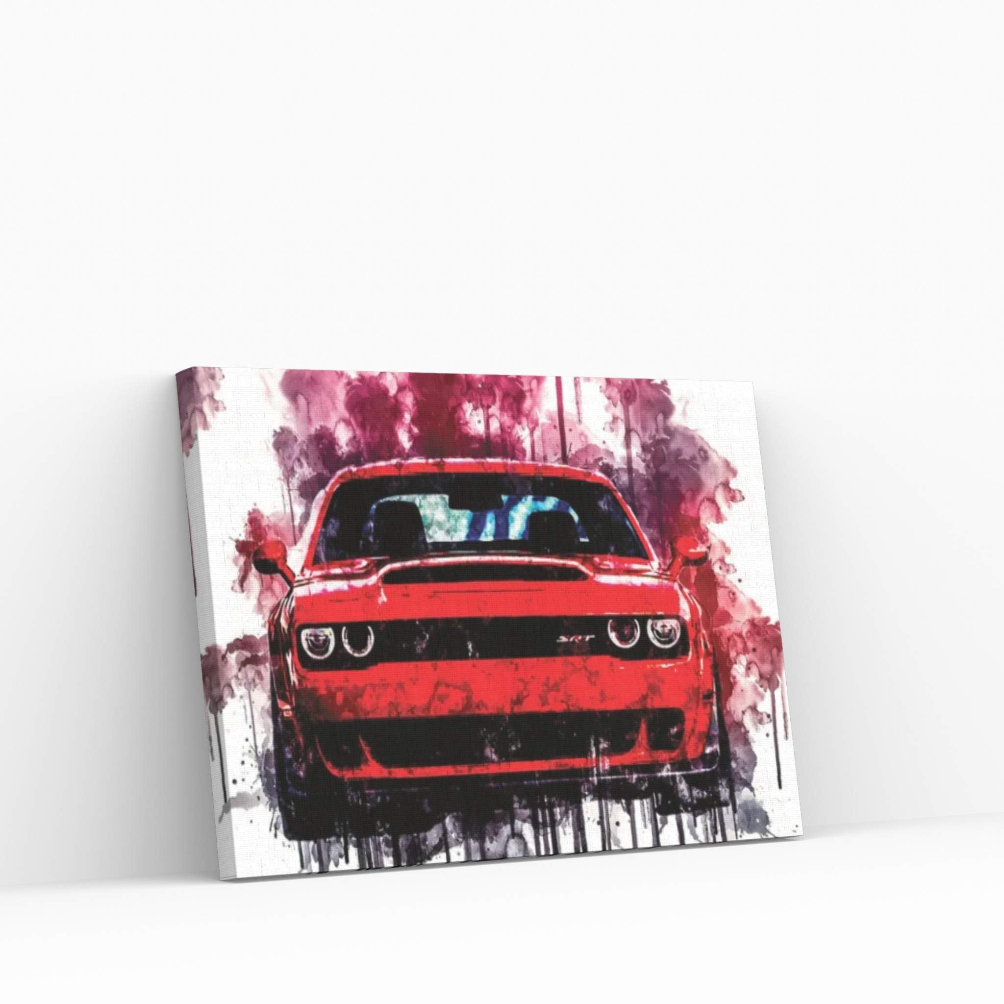 2018 Dodge Challenger SRT Demon Canvas Wall Art - Y Canvas