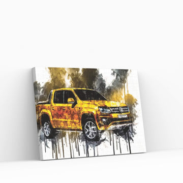 2017 Volkswagen Amarok Aventura Exclusive Concept Canvas Wall Art - Y Canvas