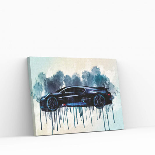 2019 Bugatti Divo Luxury Hypercar Canvas Wall Art - Y Canvas