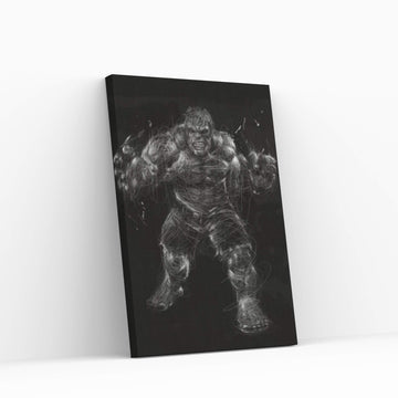 Hulk III Canvas Wall Art - Y Canvas