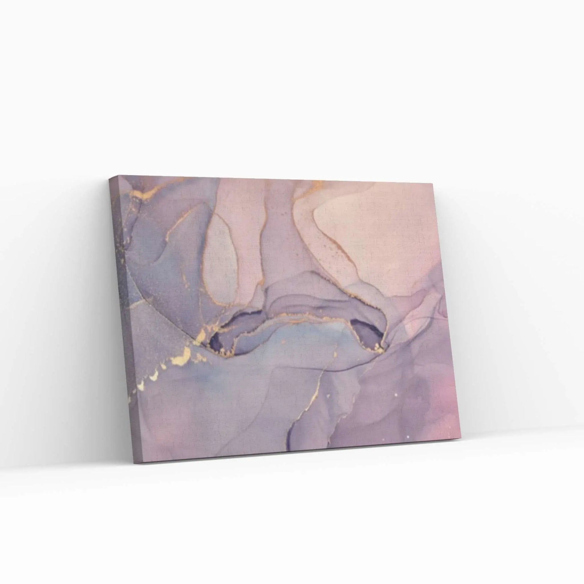 Purple and Pink Abstract Wall Art, Abstract Marble Print Marble Abstract - Y Canvas