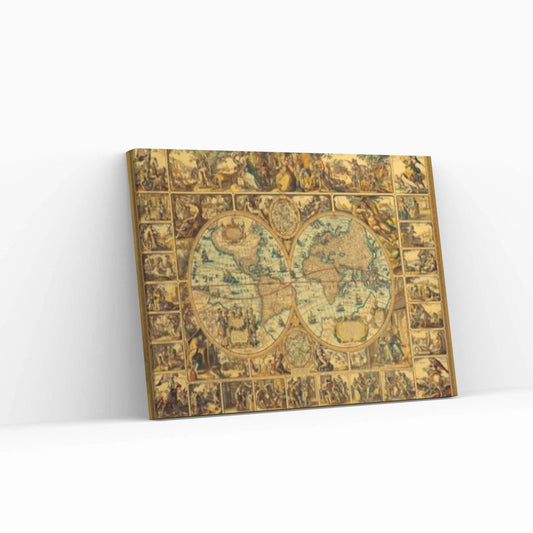 Pirate Map Canvas Wall Art Design , Home Canvas Wall Art - Y Canvas