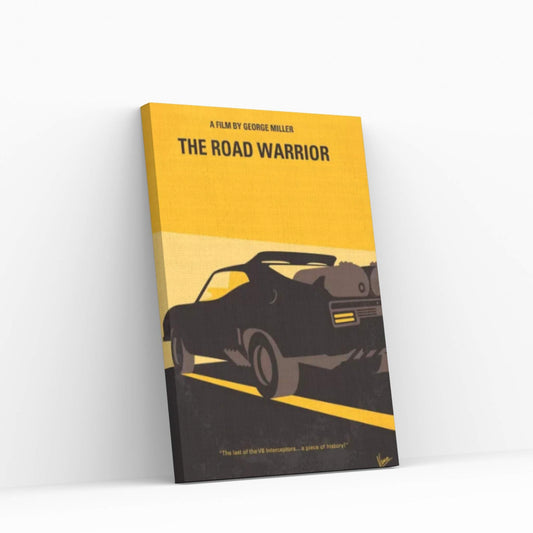 Mad Max 2 (The Road Warrior) Minimal Movie Poster Canvas Wall Art - Y Canvas