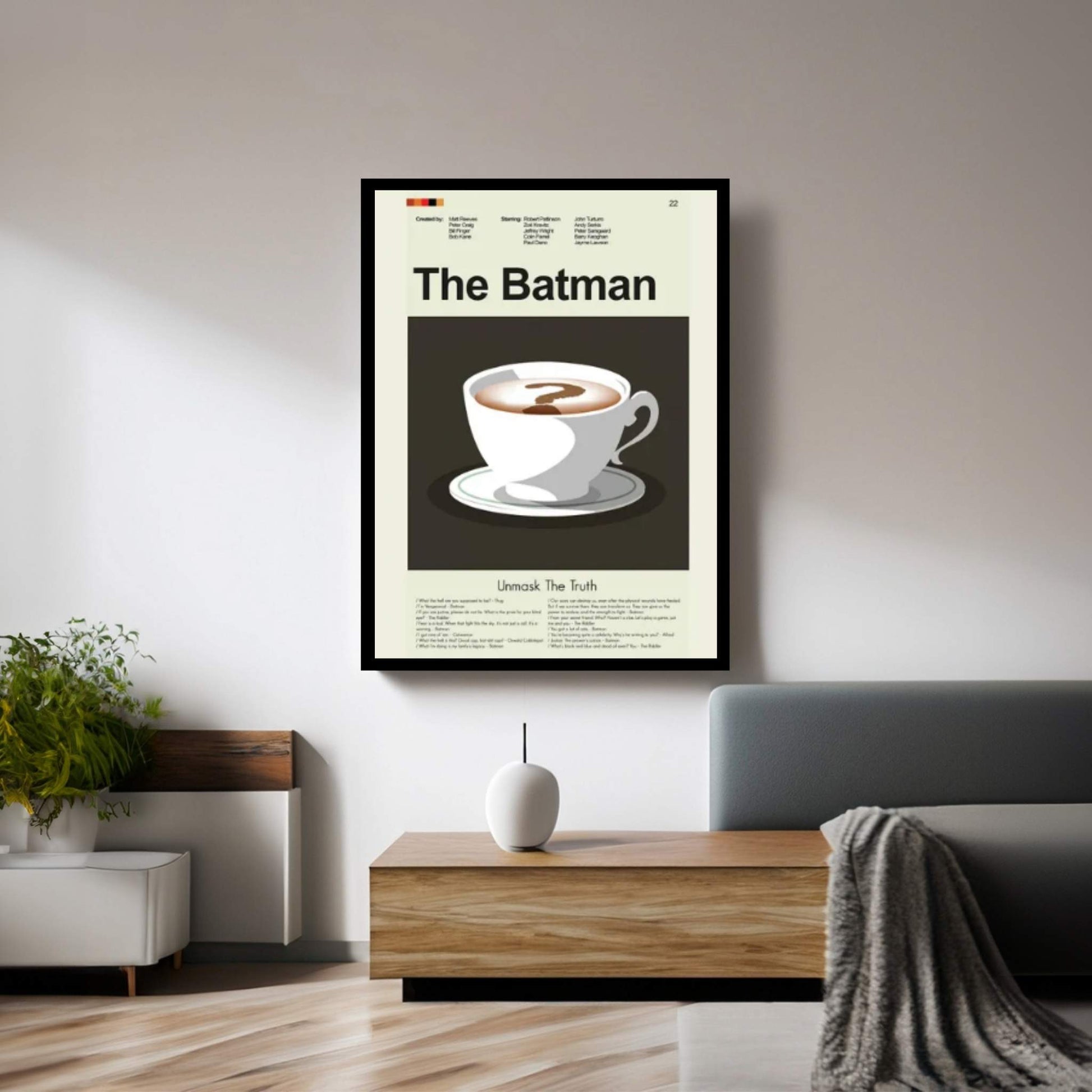 The Batman Canvas Wall Art - Y Canvas