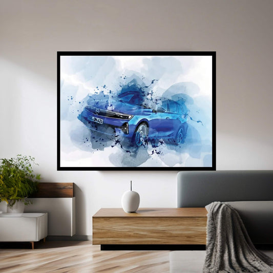 2022 Opel Astra Sports Tourer Exterior Canvas Wall Art - Y Canvas