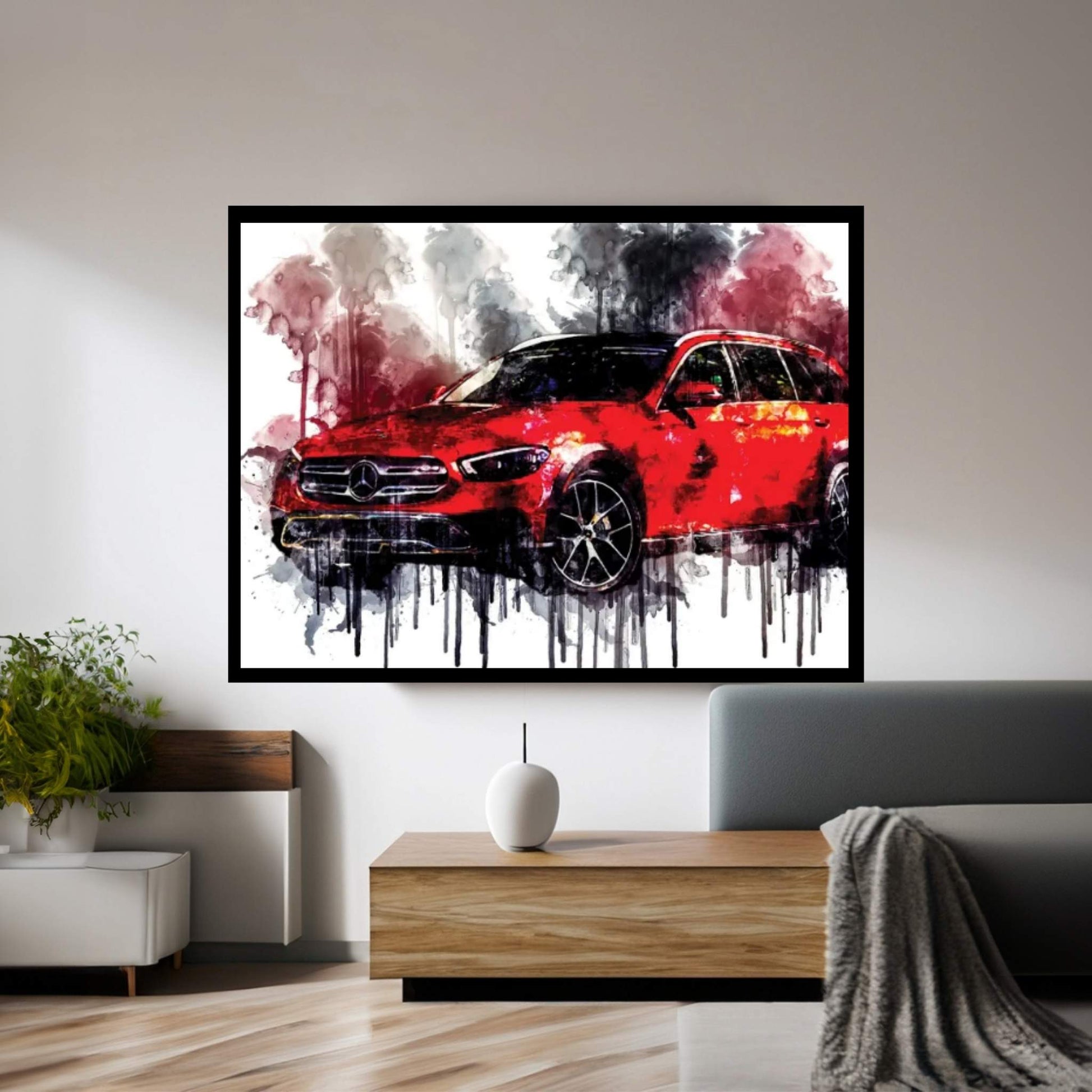 Car 2021 Mercedes-Benz E 450 4Matic All-Terrain Canvas Wall Art - Y Canvas