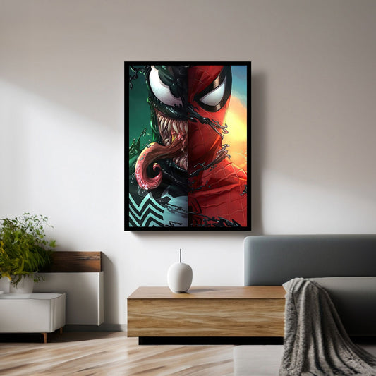 Venom Spiderman Canvas Wall Art - Y Canvas