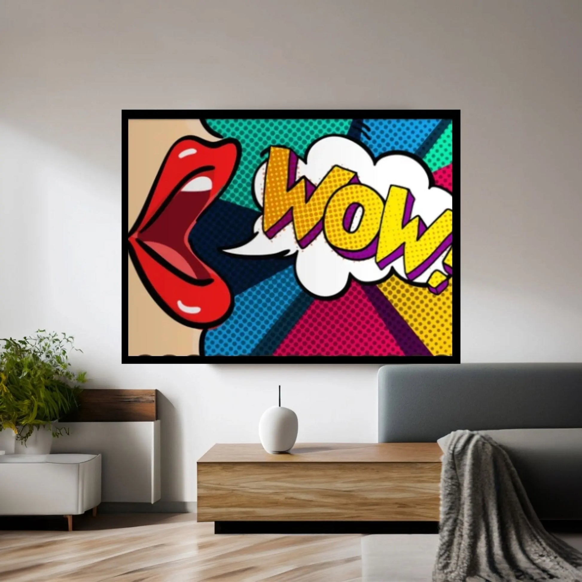 Pop Art Woman Wall Art, Comic Pop Art, Retro Comic - Y Canvas