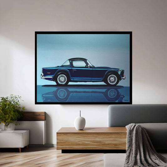 Triumph TR5 1968 Canvas Wall Art - Y Canvas