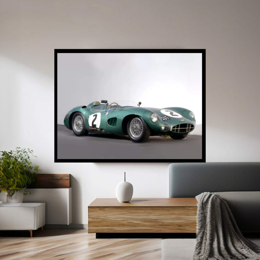 Aston Martin Dbr1, 1959 Canvas Wall Art - Y Canvas