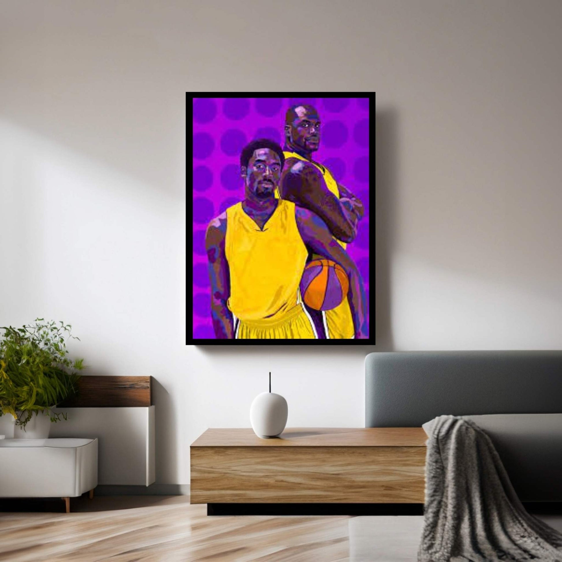 The Dynamic Duo Canvas Wall Art - Y Canvas