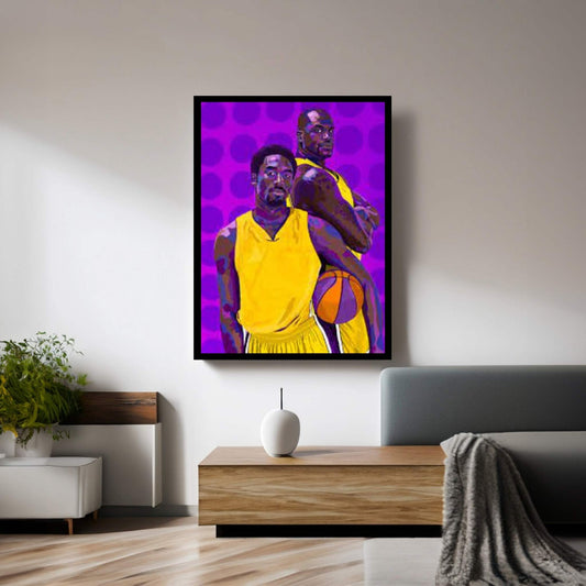 The Dynamic Duo Canvas Wall Art - Y Canvas