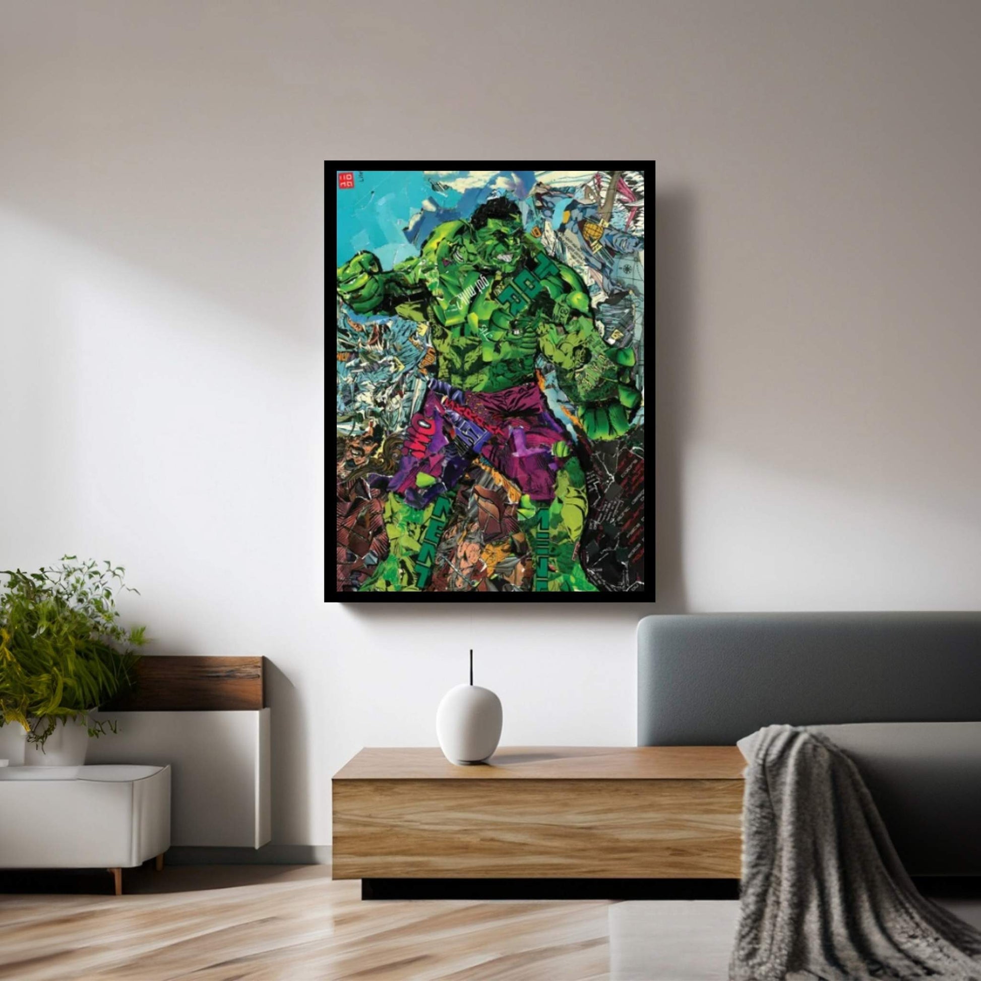 The Incredible Bruce Banner Hulk Canvas Wall Art - Y Canvas