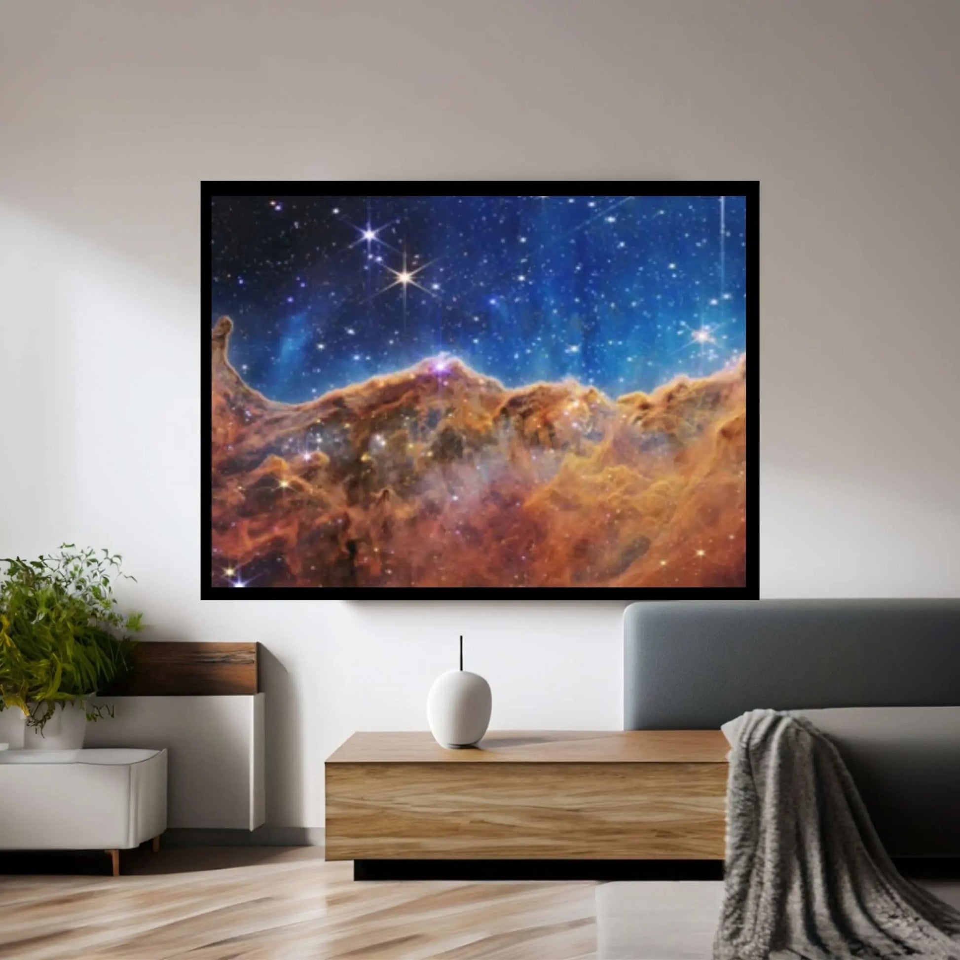 Space James Webb Space Telescope First Image, Space Canvas Wall Decor, NASA Deep Field 3D Canvas Space - Y Canvas