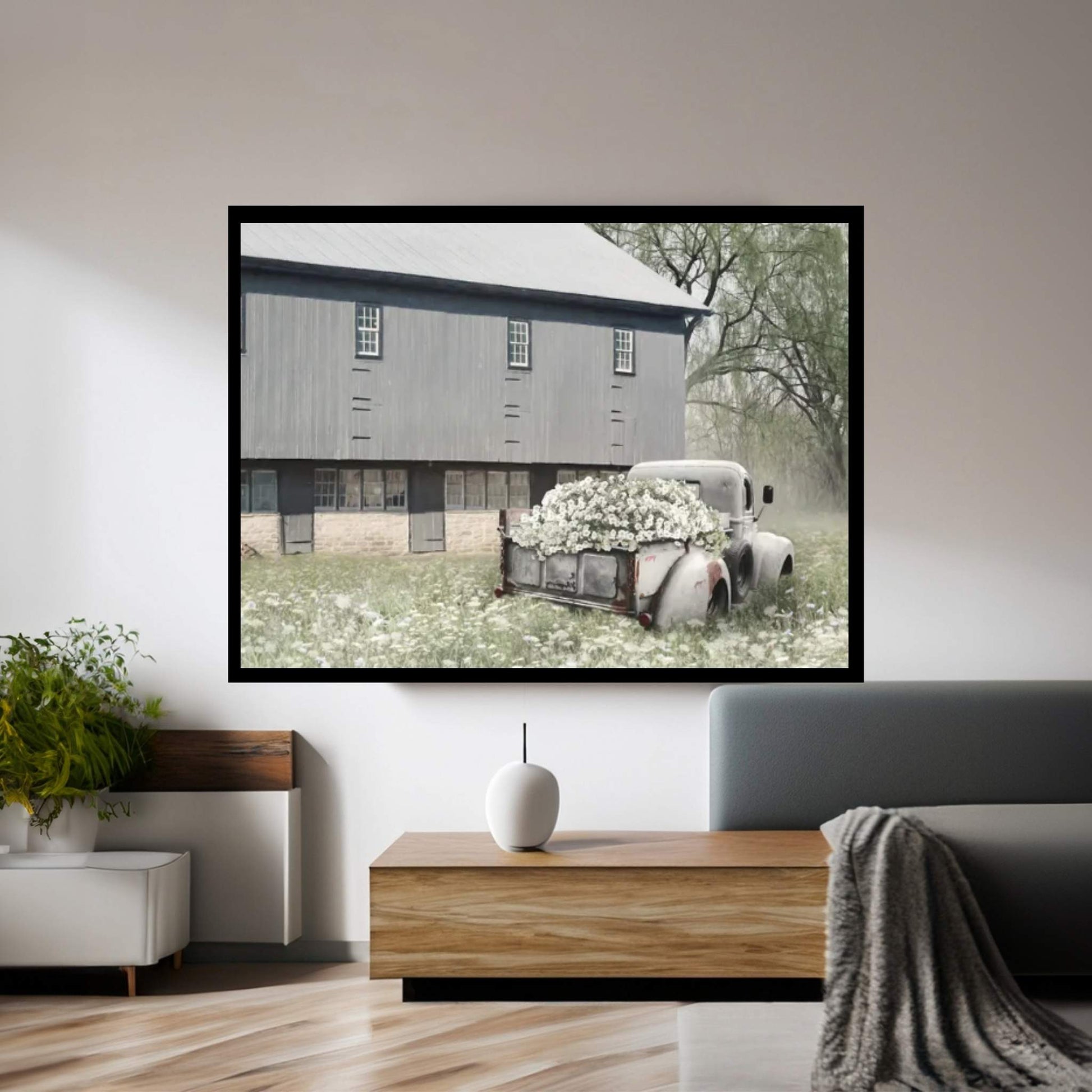 Barn Daze Canvas Wall Art - Y Canvas