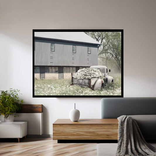 Barn Daze Canvas Wall Art - Y Canvas