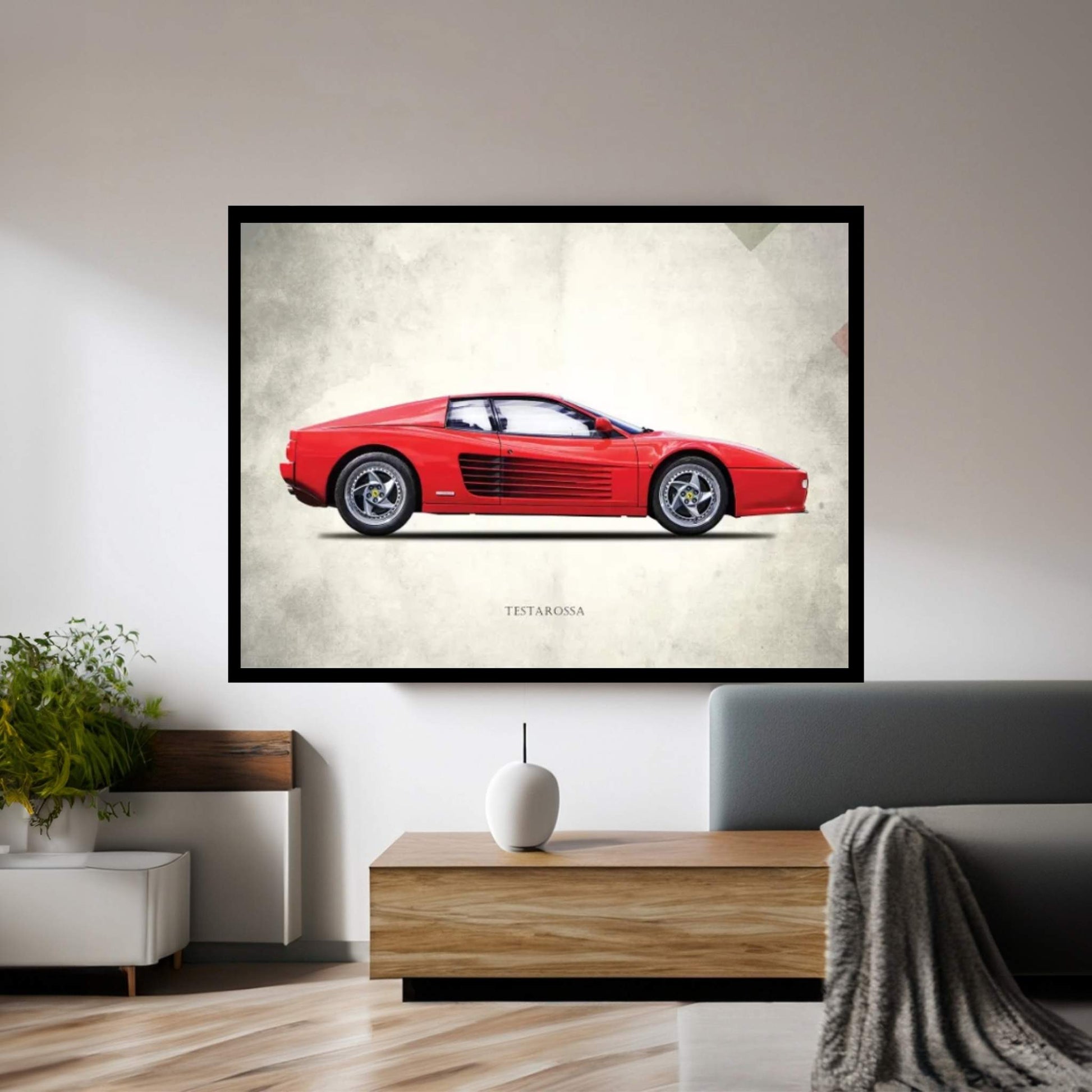 1996 Ferrari Testarossa Canvas Wall Art - Y Canvas