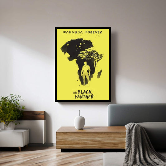 Wakanda Forever Art Canvas Wall Art - Y Canvas