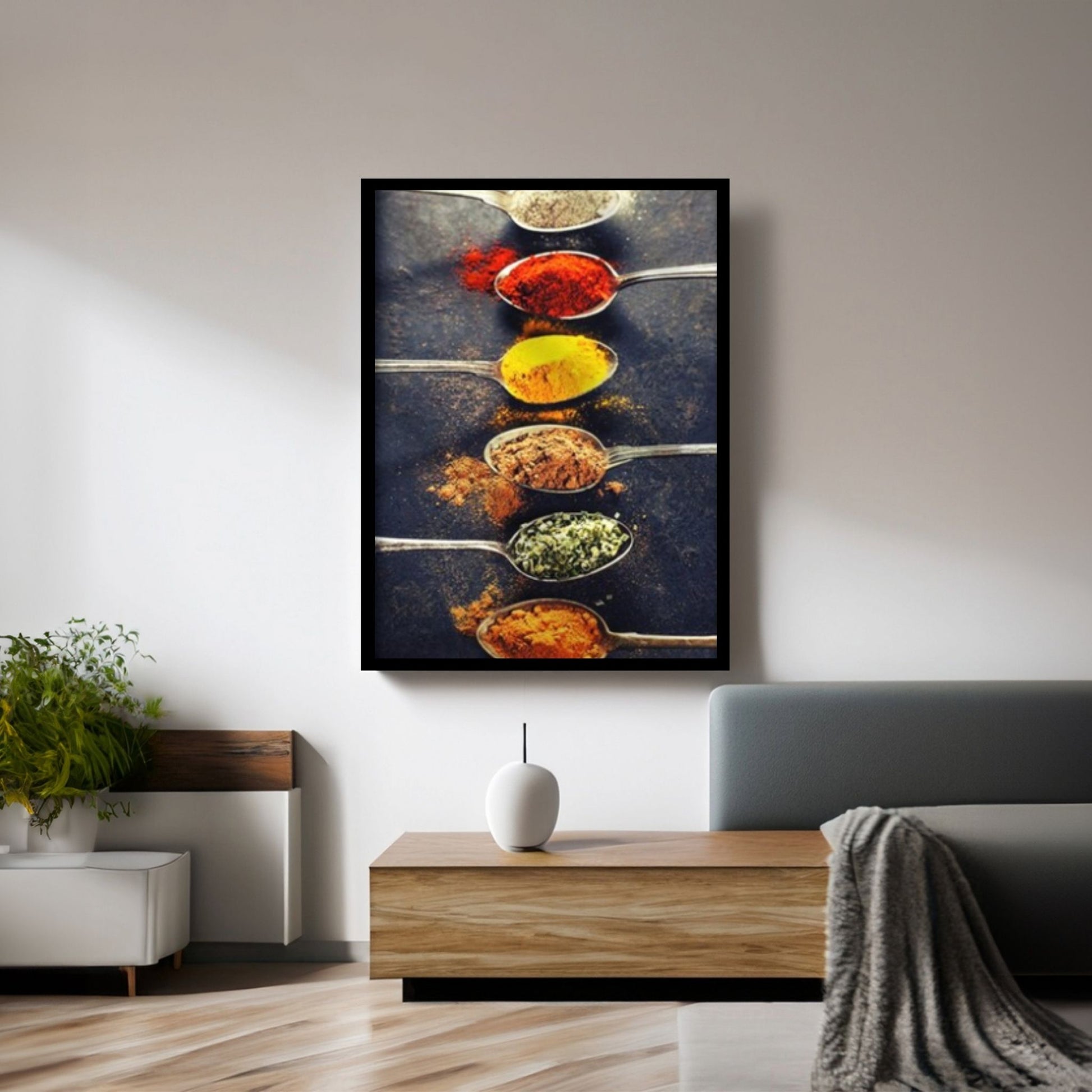 Vegetable Grains Spices Kitchen Canvas Wall Art, Laminas Para Cuadros Scandinavian Poster Wall Art - Y Canvas