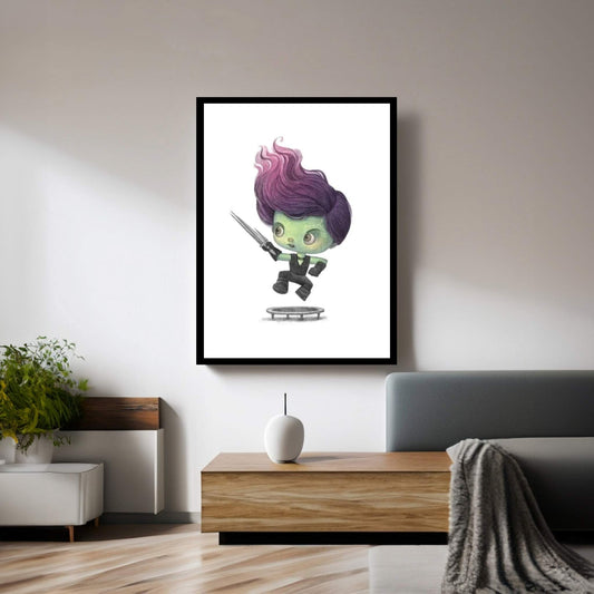 Baby Gamora Canvas Wall Art - Y Canvas