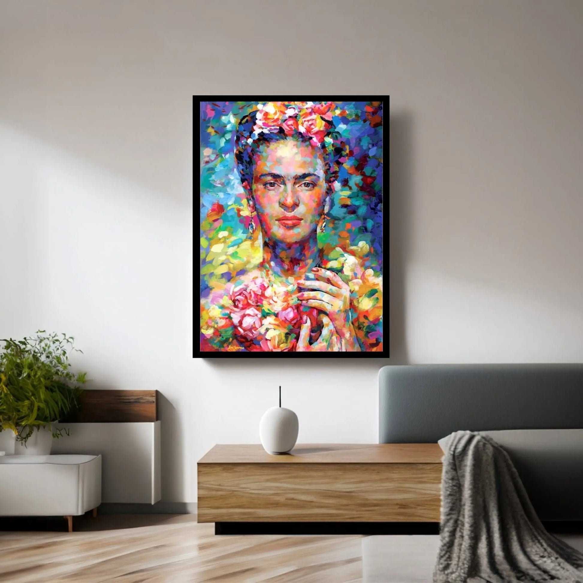 Frida Canvas Wall Art - Y Canvas