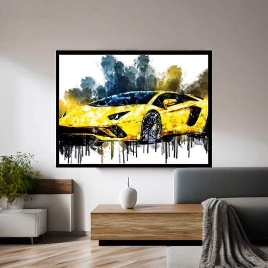 2017 Lamborghini Aventador S Canvas Wall Art - Y Canvas