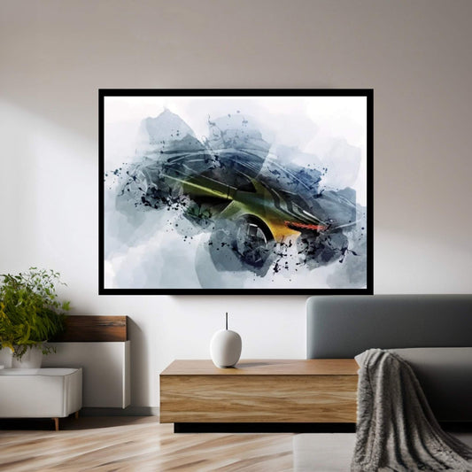 2022 Ds E-Tense Performance Concept Exterior Canvas Wall Art - Y Canvas