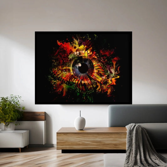 The Eye Abstract Printing Wall Art print Canvas Wall Art Poster - Y Canvas